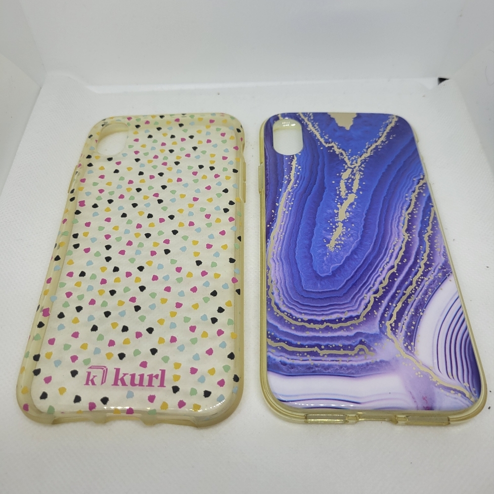 Pair of iPhone XR Plastic Phone Cases